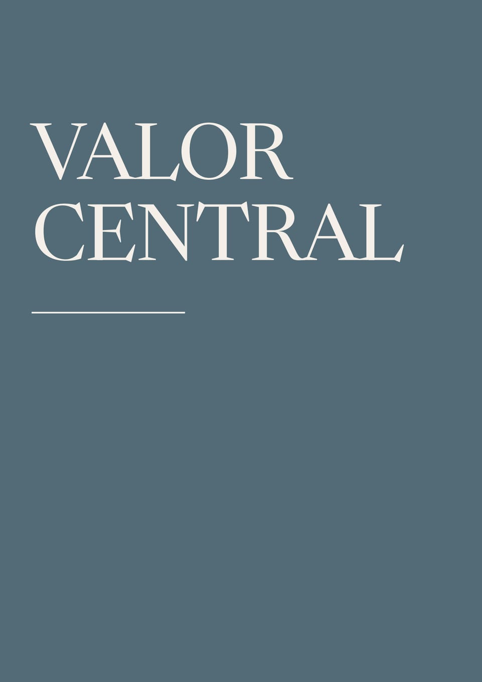 Página de abertura do capítulo Valor central no brandbook.