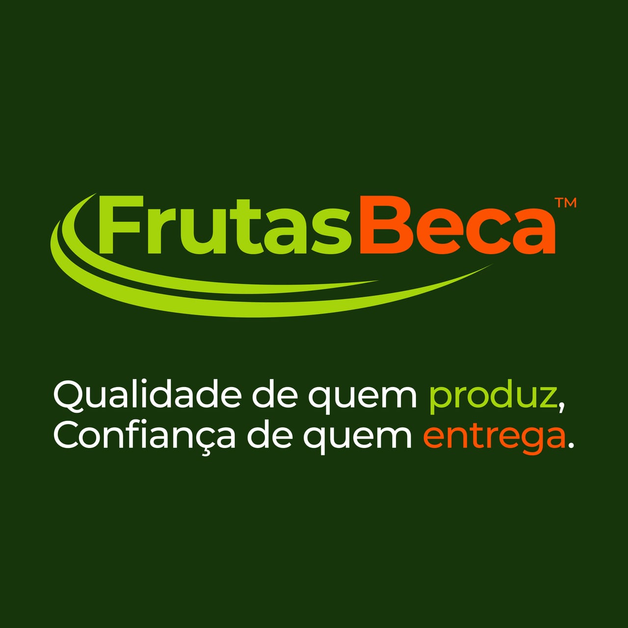 Capa do perfil da Frutas Beca no Google, com logotipo e tagline.